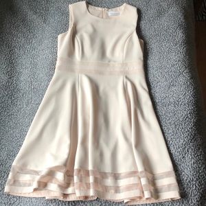 calvin klein light pink dress